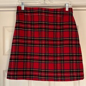 J. Crew plaid mini skirt, 4